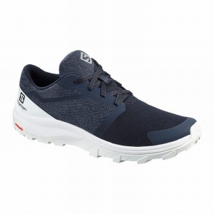 Chaussure de Randonnée Salomon OUTBOUND Homme Bleu Marine Blanche | LECTJ-9521