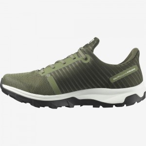 Chaussure de Randonnée Salomon OUTBOUND PRISM GORE-TEX Homme Vert Olive Vert | TFJGA-2695