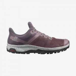 Chaussure de Randonnée Salomon OUTLINE PRISM GTX Femme Violette | PADML-6981