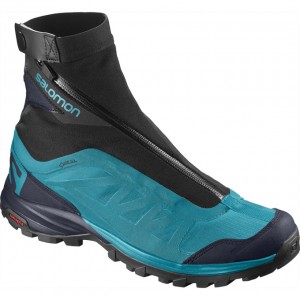 Chaussure de Randonnée Salomon OUTPATH PRO GTX W Femme Noir Bleu | CXHLT-9715