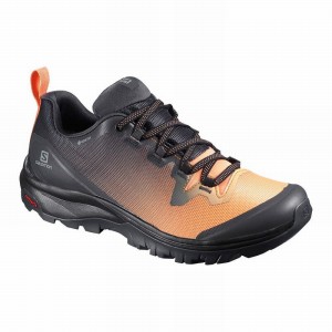 Chaussure de Randonnée Salomon VAYA GORE-TEX Femme Noir Orange | OEGSA-4026