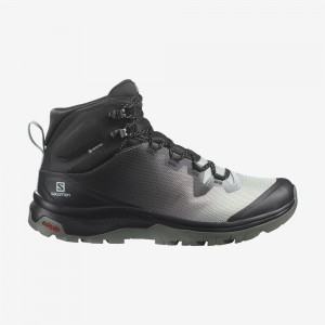 Chaussure de Randonnée Salomon VAYA MID GORE-TEX Femme Grise | DQNAC-4850