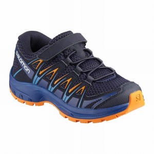 Chaussure de Randonnée Salomon XA PRO 3D K Enfant Bleu | UKCBY-6142