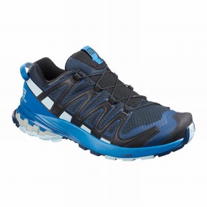 Chaussure de Randonnée Salomon XA PRO 3D V8 Homme Bleu Royal | GORES-9853