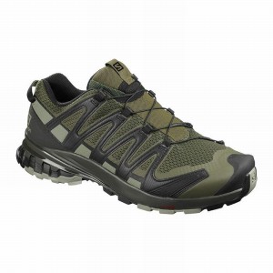 Chaussure de Randonnée Salomon XA PRO 3D V8 WIDE Homme Vert Olive | SEJPZ-6024