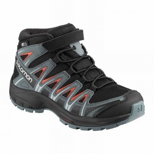 Chaussure de Randonnée Salomon XA PRO 3D MID CSWP K Enfant Noir Rose | JRPWY-3810