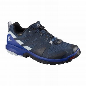 Chaussure de Randonnée Salomon XA ROGG GTX Homme Bleu Marine Noir | SQYBM-8051