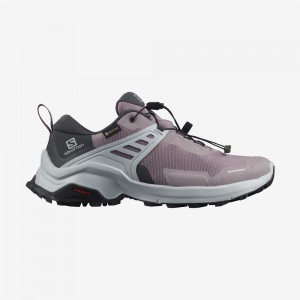 Chaussure de Randonnée Salomon X RAISE GORE-TEX Femme Violette | CQANU-9810