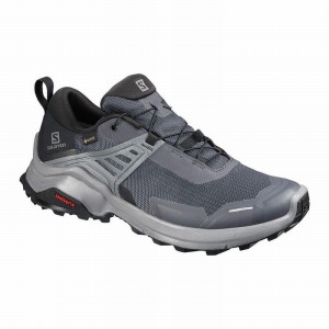 Chaussure de Randonnée Salomon X RAISE GORE-TEX Femme Bleu Foncé Noir | TUXBV-7926