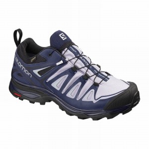 Chaussure de Randonnée Salomon X ULTRA 3 GORE-TEX Femme Lavande Bleu | FMVGA-0546