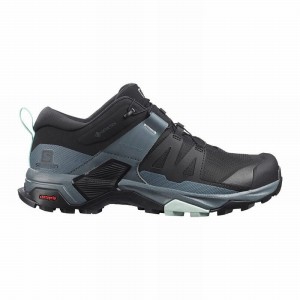 Chaussure de Randonnée Salomon X ULTRA 4 GORE-TEX Femme Noir Bleu | LRZCH-2078