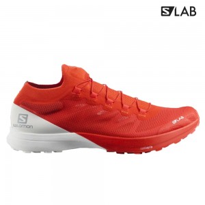 Chaussures Running Route Salomon S/LAB SENSE 8 Homme Orangered | HVPYS-8917