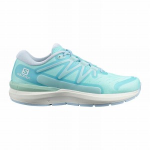 Chaussures Running Route Salomon SONIC 4 CONFIDENCE Femme Marron Turquoise Blanche | FXVUM-8910