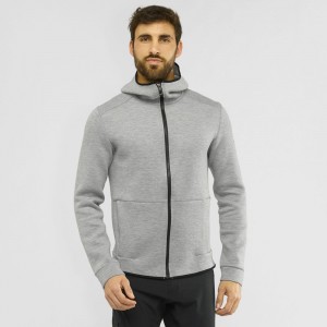 Couches Intermédiaires Salomon ESSENTIAL WARM Homme Grise | THVUI-5039