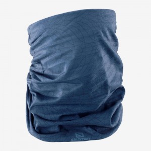 Couvre-chef Salomon NECK&HEAD LIGHT GAITER Homme Bleu Marine | SNLIT-8569