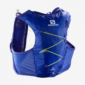 Packs Salomon ACTIVE SKIN 4 SET Homme Bleu | AXSTC-0798