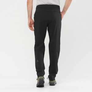 Pantalon Salomon EXPLORE TAPERED Homme Noir | JNIOQ-8752