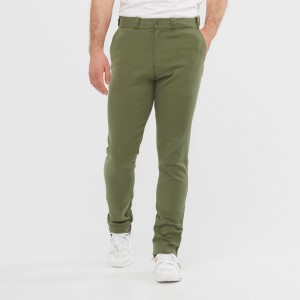 Pantalon Salomon OUTLIFE CHINO M Homme Vert Olive | YMBLJ-7813