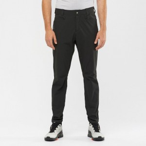 Pantalon Salomon WAYFARER TAPERED Homme Noir | VCADT-0581