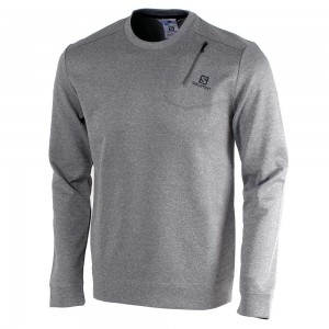 Pulls De Golf Salomon ECHO M Homme Grise | QBPSE-0126