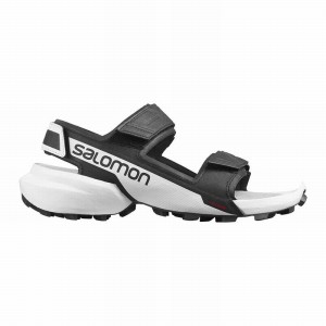 Sandale Salomon SPEEDCROSS Homme Noir Blanche | KJCRF-0817