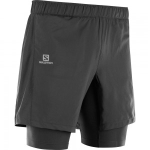 Short Salomon AGILE TWINSKIN M Homme Noir | JBPKL-6513