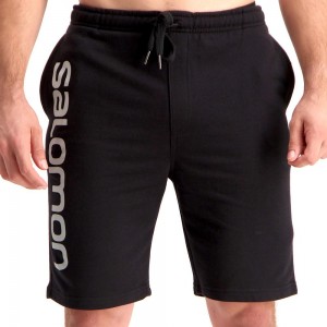 Short Salomon ECHO FLEECE M Homme Noir | SGOAR-7412