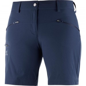 Short Salomon WAYFARER W Femme Bleu Marine | JYUZC-8367