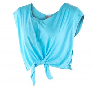 T Shirts Salomon GET REAL TOP W Femme Bleu | QVJEH-6345