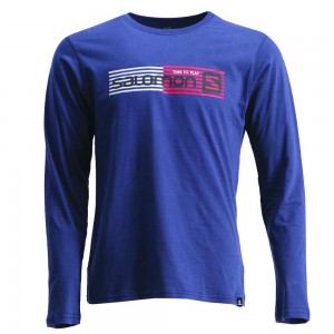 T Shirts Salomon JOEY LS B Enfant Bleu | ZKPYN-2531