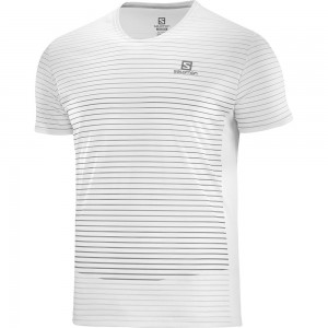 T Shirts Salomon SENSE M Homme Blanche | FMLXV-9310