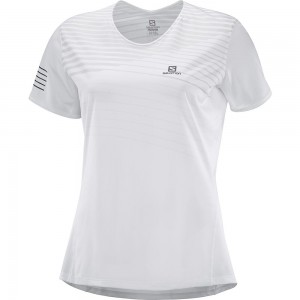 T Shirts Salomon SENSE W Femme Blanche | NZVKO-4802