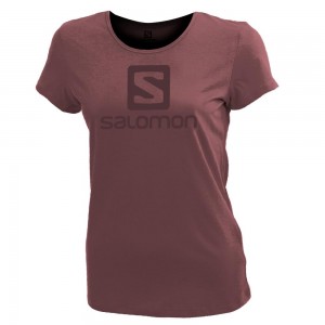 T Shirts Salomon WARRIOR SS G Enfant Fushia | TIXQK-3718