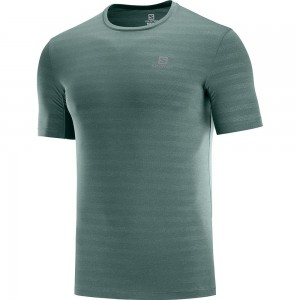 T Shirts Salomon XA M Homme Vert | UJDFB-9021