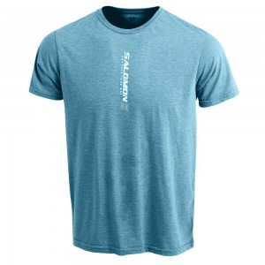 T Shirts Salomon YAEL SS M Homme Bleu | OZQIK-1348