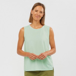 Tank Salomon OUTLINE SUMMER Femme Bleu | AIJTM-3701