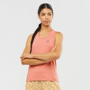 Tank Salomon XA W Femme Corail | EBJHG-0215