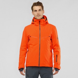 Vestes Salomon BRILLIANT Ski Homme Rouge | WFKHE-2370