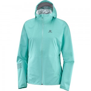 Vestes Salomon LIGHTNING WP JKT W Femme Turquoise | RKHSV-6872