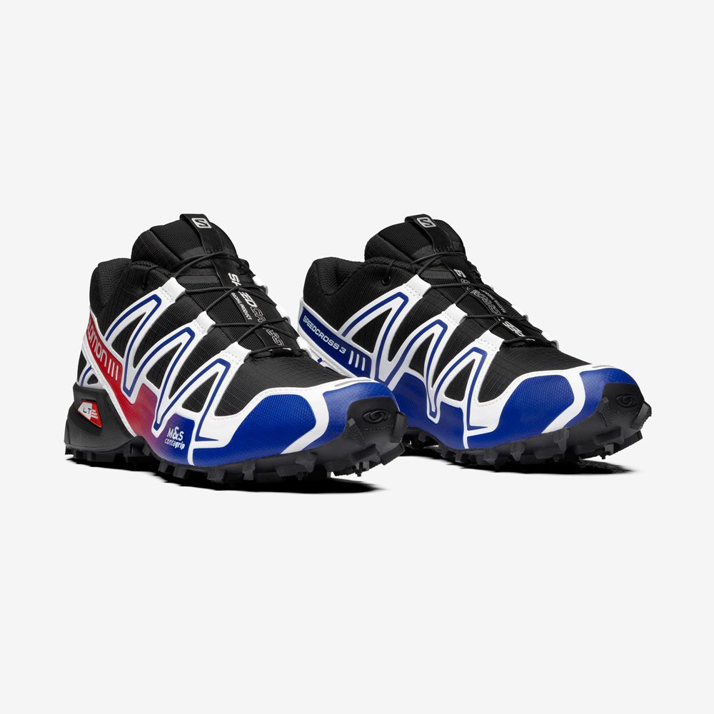 Basket Salomon SPEEDCROSS 3 Homme Noir Bleu | MZEAO-6045