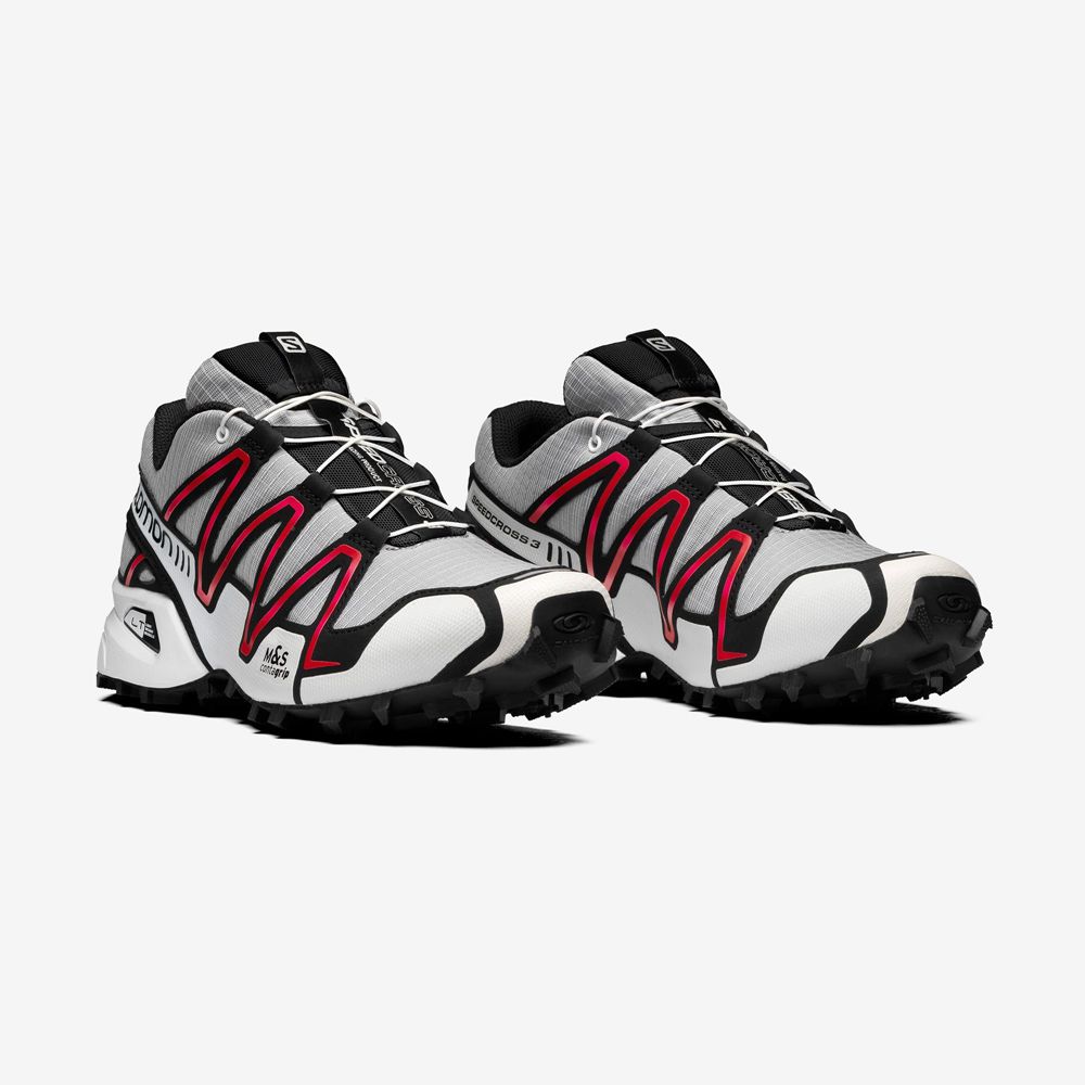 Basket Salomon SPEEDCROSS 3 Homme Noir Blanche | HRXGL-4289