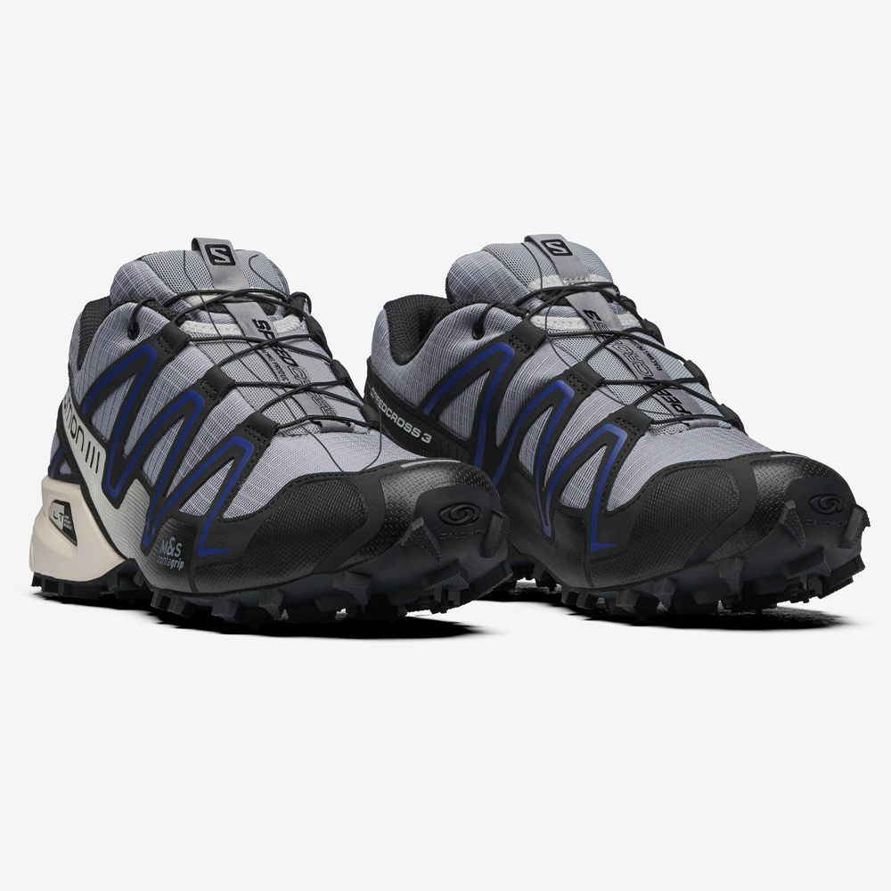 Basket Salomon SPEEDCROSS 3 Homme Noir Bleu | IQEKG-5281