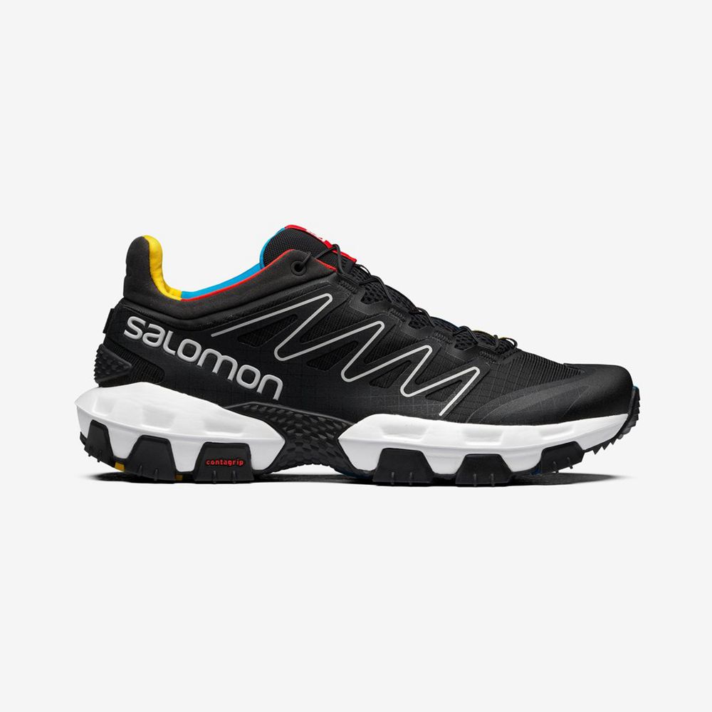 Basket Salomon XA PRO STREET Femme Blanche Noir Rouge | LAZOC-0594