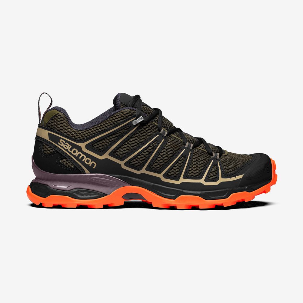 Basket Salomon X-ULTRA Homme Vert Olive | UCXEY-5639