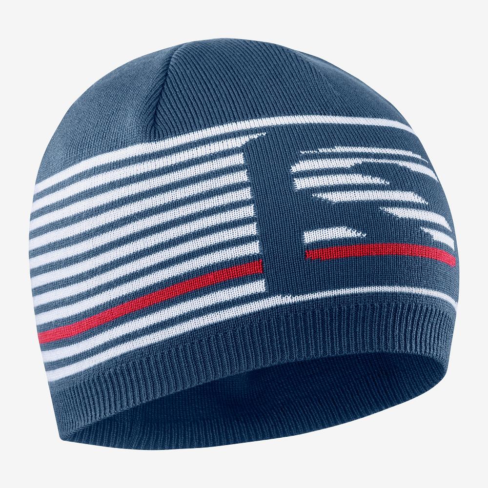 Bonnet Salomon FLATSPIN Homme Bleu | GMKBT-3078