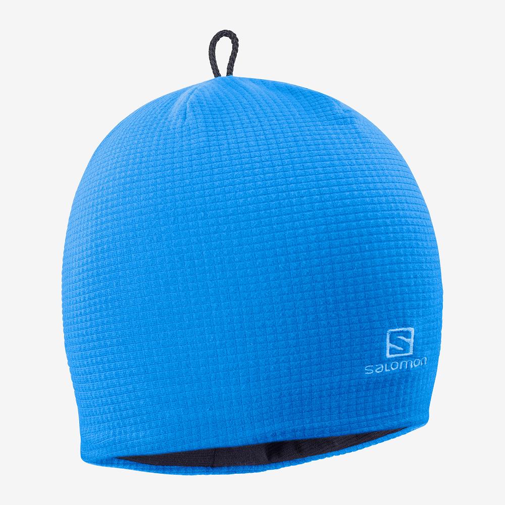 Bonnet Salomon RS WARM Homme Bleu | LVTYH-7941