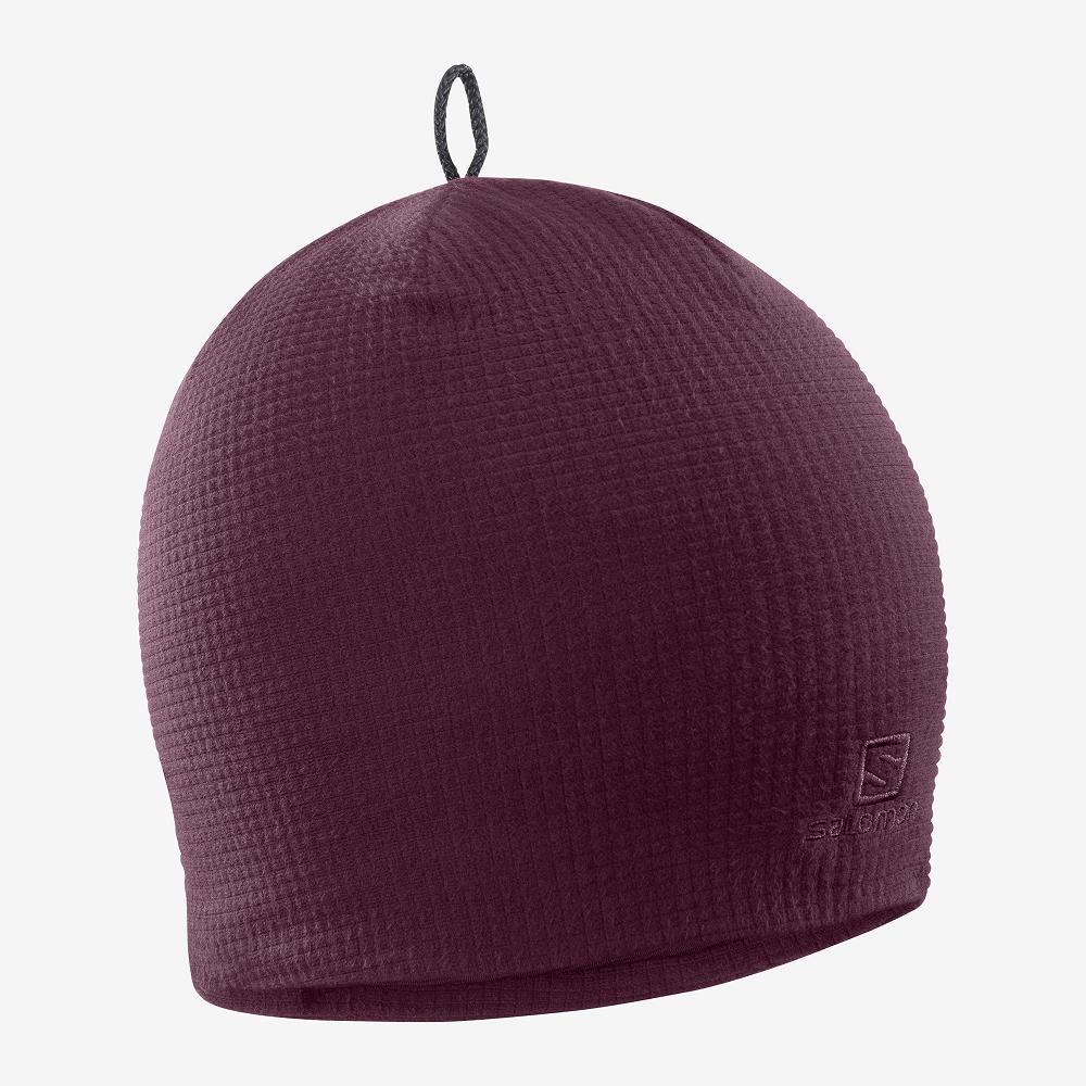 Bonnet Salomon RS WARM Homme Violette | LFQDN-4258