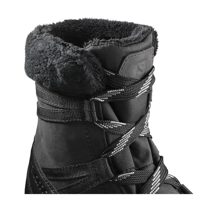 Botte Hiver Salomon HEIKA LTR CS WP Femme Noir | LQWNY-7582