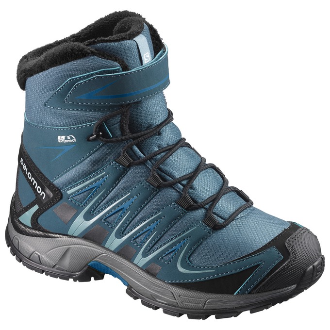 Botte Hiver Salomon XA PRO 3D TS CSWP J Enfant Turquoise Foncé | ZUHXE-4192