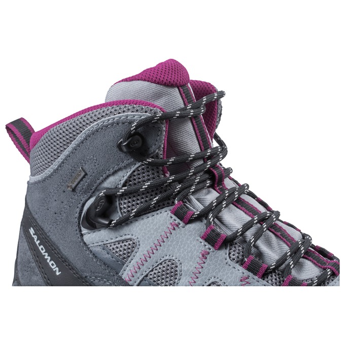 Botte Randonnée Salomon AUTHENTIC LTR GTX W Femme Argent Violette | QKIWE-1569